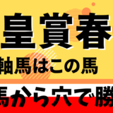 第169回天皇賞春　【過去20年以上のデータ】傾向と分析　危険な人気馬を考察　