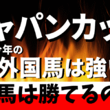 2025年　第45回　ジャパンカップ（競馬）【過去20年のデータ】傾向と分析　3歳馬の過去成績